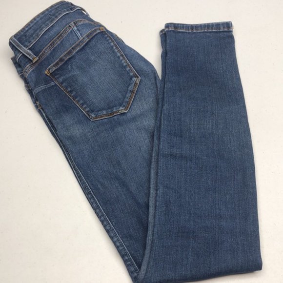 VINTAGE GUESS LOS ANGELES CURVE X SKINNY JEANS 26x30 😎 - Picture 3 of 13